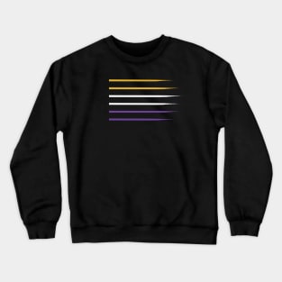 Suffragette Flag Colors US / USA Crewneck Sweatshirt